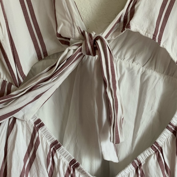 White & dark pink romper - Picture 4 of 6